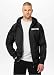 PITBULL - Jacken Herren mit Kapuze, Winddichte Herren Jacke Übergang Athletic Hilltop, Bequeme Seitliche Taschen mit Reißverschluss, Herren Jacken Übergang Perfekt für Outdoor - XL, Schwarz