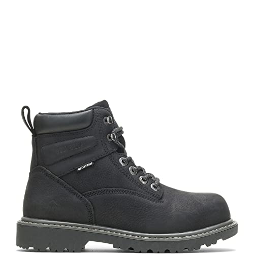 WOLVERINE Women's Floorhand Steel-Toe 6' Waterproof Work Boot