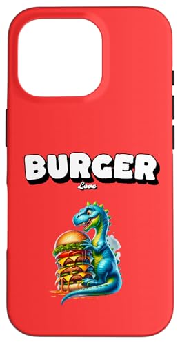 Burger Dino Love Burgers American USA Mtg X}zP[X iPhone 16 Pro p