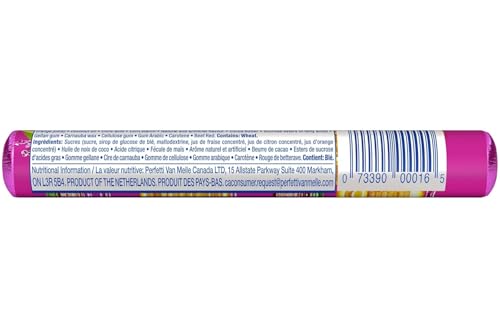 Image of Mentos Chewy Mint Candy Roll, Fruit, 14 Pieces Per Roll (Pack of 1)