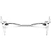 Chrome Spot Passing Light Lamp Turn Signal Bar Compatible with 1994-2013 Harley Davidson Road King, Electra Glide, and Touring Models