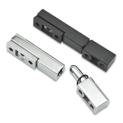 Charnière fendue réglable pour intégration sur coffret électrique noir