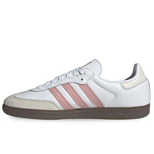 Image of adidas Samba OG Women's Shoes, Cloud White /Wonder Mauve /Off White, Size 9.5