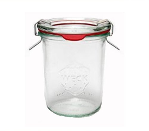 Preisvergleich Produktbild 24 Weck Gläser 160 ml Einmachgläser Sturzgläser Weckgläser / inkl Einkochringe Klammern Glasdeckel