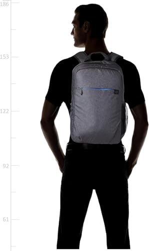 HP Prelude Laptoprucksack 15,6 Zoll – wasserabweisend, leicht & robust – Notebook Rucksack für Reisen, Business, Schule & Uni – gepolstert, mit Trolley-Gurt & Zubehörfächern – Grau