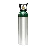 New 60 cu ft Aluminum Oxygen Cylinder with CGA540 Valve