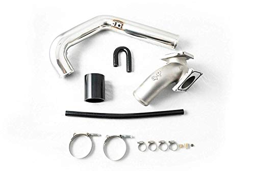 Galaxy Auto High Flow Y-Bridge & Intercooler Pipe Kit Compatible with 2006-2010 GMC Chevy 6.6L LBZ LMM Duramax Diesel