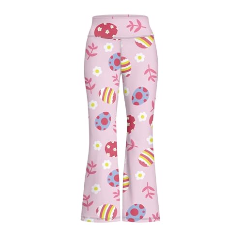 Yoga Pants for Spring Casual Soft Stretchy Girls Bell Bottom Pants Holiday Comfy High Waist Athletic Flare Leggings