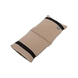 Bodhi Yoga Sandsack | Hilfsmittel für Yoga & Fitness | Sandbag aus 100% Baumwolle | Inkl. Quarzsand | Sandbeutel mit Tragegriff | Zubehör für Training | Gewichtssack für Zuhause | Light Taupe