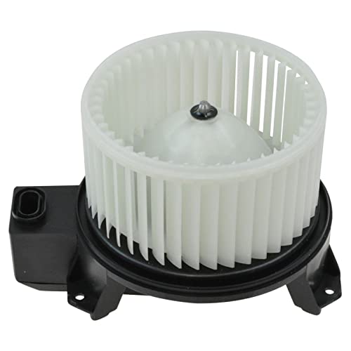 Image of TRQ Heater Blower Motor with Fan Cage Wheel Compatible with 10-14 Ford Mustang