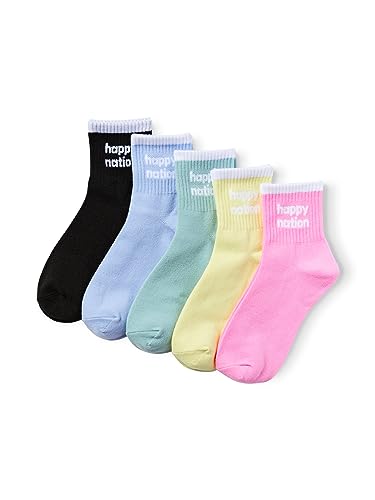 Happy Nation Girls Quarter Socks