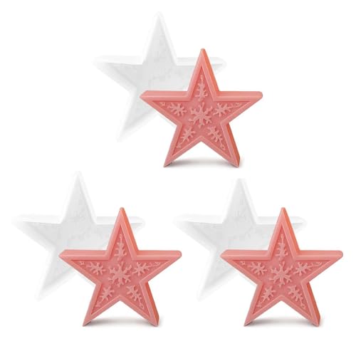 Gissroys Práctico accesorio de silicona resistente para el hogar para soportes de estrellas, fácil liberación, decoración diaria, pequeña casa, arte, pasatiempos, herramienta