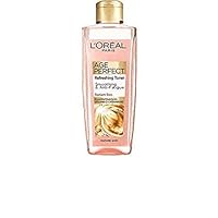 LOreal Paris Age Perfect Smoothing and Anti Fatigue Vitamin C Refreshing Toner, Black, Ultra-Invigorating Formula Exfoliates, Smooths, and Energizes the Skin, 200 ml (Pack of 1)