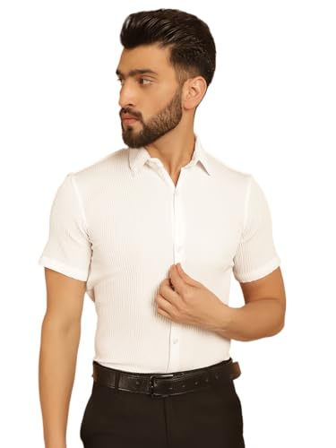 Image of Indian Needle Men's Striped Regular Fit Shirt