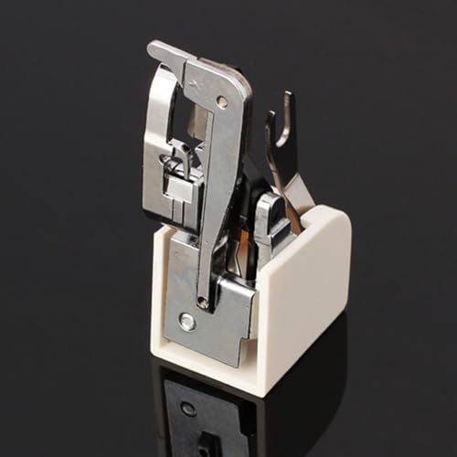 Pie prensatelas cortador lateral para máquina de coser miniatura 4