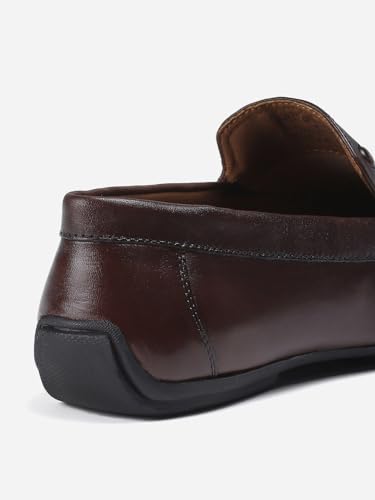 Image of Monte Carlo Mens Solid Slip on Genuine Leather Loafers (201805FW)