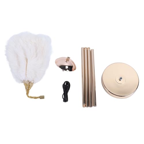 Lámpara de pie de pluma LED regulable para decoración moderna de dormitorios 6