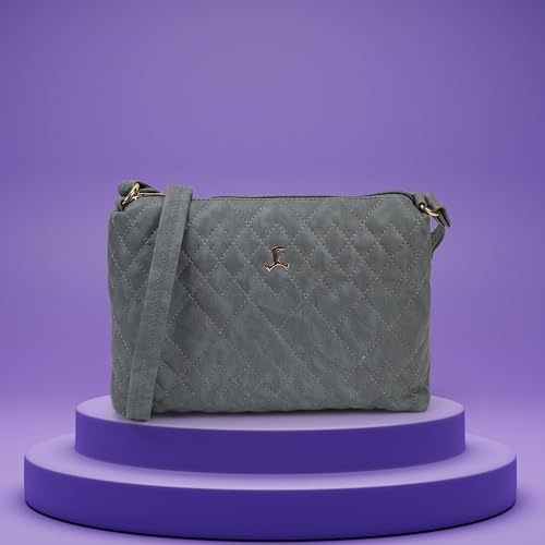 Image of Mochi Women Casual PU Soft Body Zipper closure Quilted Sling Bag
