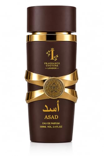 Asad Bourbon By Fragrance Couture Luxury Arabic Perfume for Men 100ml Long Lasting Oud & Amber Fragrance