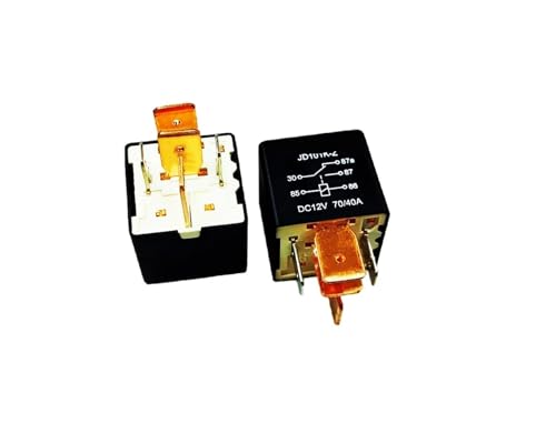 Relé 12V 70A 5PIN JD101K-Z para instalar faros auxiliares en vehículos camperizados