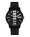Versus Versace Mens Watches Black 40 mm Barbes Silicone Collection