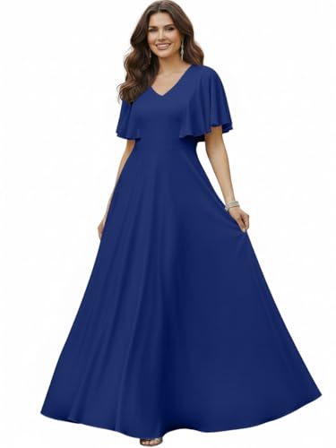 Image of KOH KOH Womens Long Elegant Bridesmaid Evening Cocktail Modest Maxi Dress