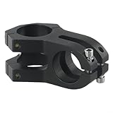 Mécanisme de verrouillage sécurisé : pour une conduite sûre, toujours verrouiller le couvercle de la tige et les vis à pied simultanément plutôt qu'individuellement. Cette technique d'installation appropriée garantit que le guidon reste fermement en place, même pendant les trajets difficiles sur des surfaces rugueuses