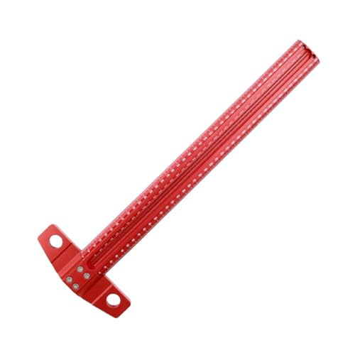 Règle de marquage précise en métal avec équerre de menuiserie en T robuste