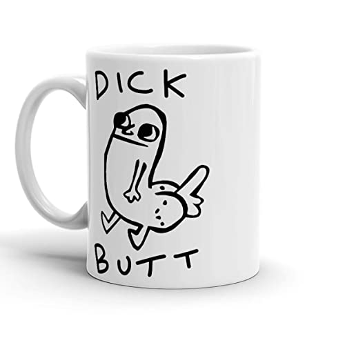 Coffee Mugs Dickbutt Cups Birthday Tea Travel Ceramic 11 Oz Or 15 Oz Coffee Mug Gifts For Friend Family Coworker Xmas Christmas