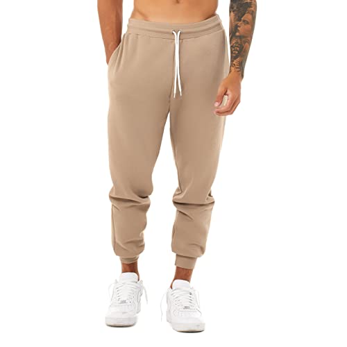 Bella + Canvas Unisex Jogger Sweatpants (S) (Dark Gray Heather) #TOP6