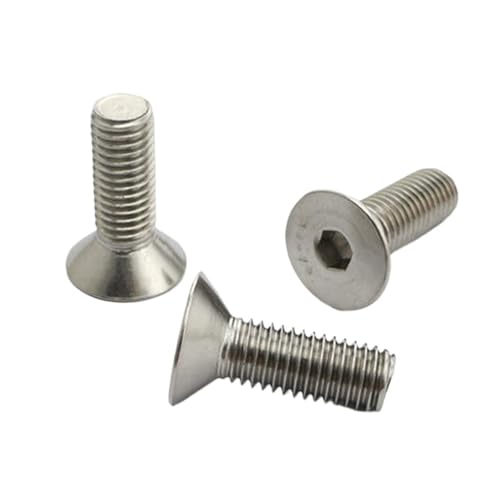 KIZUNA Tools 5`50 Zp`wbhtbglW DIN7991 M2 .5 M3 M4 M5 M6 M8 Zp\PbgtbgMlW{g 304XeXX`[(50mm,M4 20pcs)