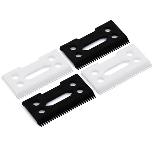 4 Pieces Professional Replacement Cutter Blade, Zirconia Ceramic Moving Blade Compatible with Wahl Super Taper Sterling 3/9 Reflections Senior 8148 8504 1919 2241 2240 8591 Hair Clippers (Multicolor)
