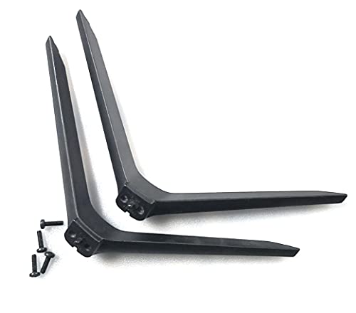 Factory Part - Base Leg Stands Compatible with Onn Roku TV Models: 100007147 and 100005844 - Screws Included