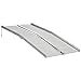 Price comparison product image HOMCOM Folding Aluminum Wheelchair Ramp Portable Assist Suitcase Access Aid Disabled 6ft