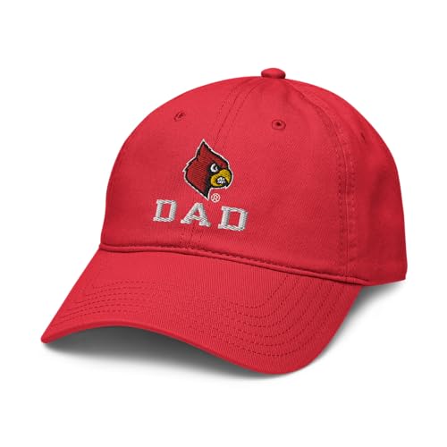Louisville Cardinals Dad Red Officially Licensed Adjustable Baseball Hat