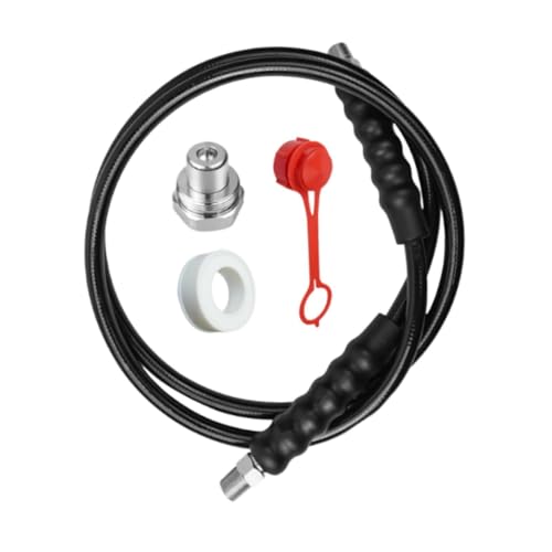 6 Feet High Pressure Hydraulic Hose Assembly Replacement for CH-604 Model 10000 PSI Industrial Agricultural Construction