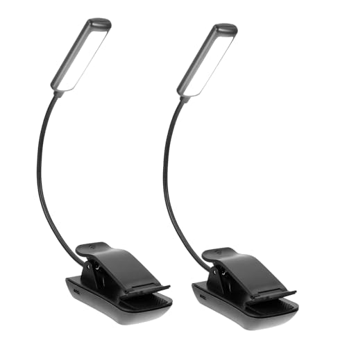 Lampe à pince LED sans fil à design équilibré bidirectionnel pour pupitre