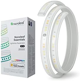 Nanoleaf Essentials Lightstrip Expansion, 1M Additional RGBW LED Strip Light - Smart Thread & Bluetooth Colour Changing Strip, Works with Google Assistant Apple Homekit, Room Decor & Gaming