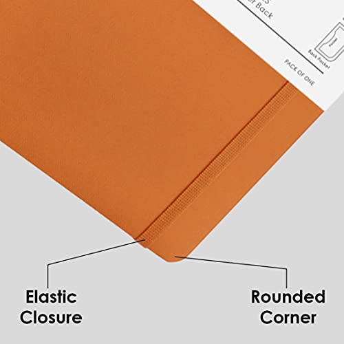 Carnet A5 myPAPERCLIP ligné orange ESX192A5-R pour vos notes