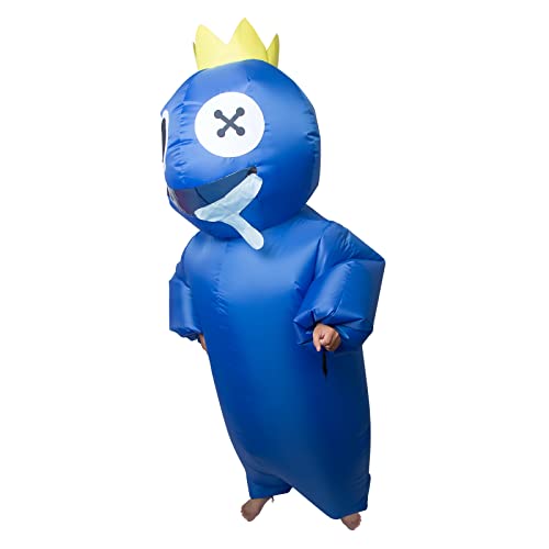 Vernilla Kids Rainbow Friends Costume Inflatable For Kids Wiki Costume Halloween Cosplay Boys Girls Horror Game Monster Costume (Blue, Kids) #TOP3