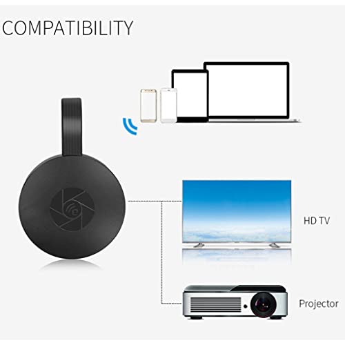 Flameer G2 Wireless HDMI HD 4K 1080P WiFi Display Dongle TV Receiver Stick Adapter Phone to Big Scre