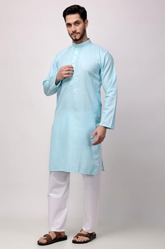 Image of Royal Kurta Men's Cotton Printed Kurta Pyjama