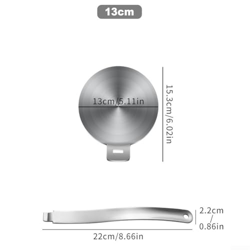Plaque de distribution de chaleur inox 28cm HpLive avec manche amovible - 5