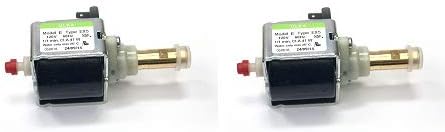 Ulka EX5 Solenoid Vibratory Pump 120V 41W - Brass Output - Suitable for Rancilio Silvia Espresso Machine (2-(Pack))