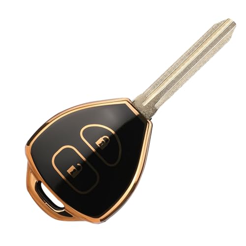 Étui en TPU clé souple et antichoc pour télécommande Toyota Rav4 Yaris Camry