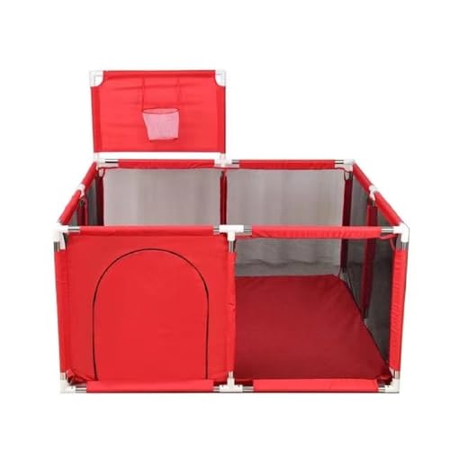 Sarinyベビーサークル メッシュ ベビーゲート 大型 ベビーフェンス 子供遊び用 室内外対応 堅固さ 滑り止め 安全プレイヤード 洗える 広々空間で楽しく安全に遊べる メッシュタイプのベビーサークル 自立式 赤ちゃん サークル洗える たためる 持ち運び