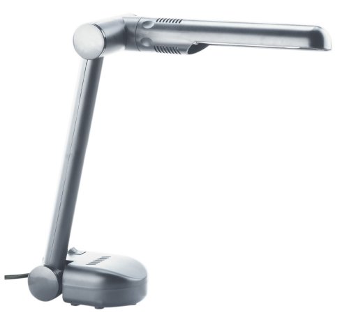 Preisvergleich Produktbild Maul Energiespar-Tischleuchte MAULeasy, 700 Lux, 615 Lumen, 6500 Kelvin, Silber, 8213295 , 1 Stück