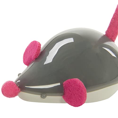Smartykat Instincts Runaway Rascal Remote-Controlled Electronic Motion Interactive Cat Toy, Battery-Powered - Gray, One Size #TOP5