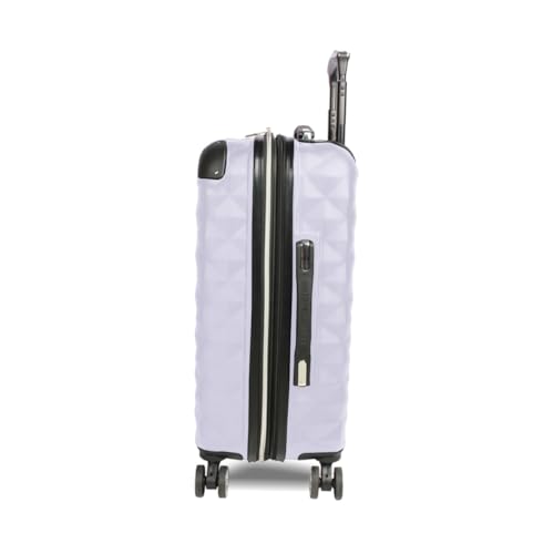 Image of Kenneth Cole REACTION Diamond Tower Collection Lightweight Hardside Expandable 8-Wheel Spinner Travel Luggage, Lavender, 24-Inch Checked