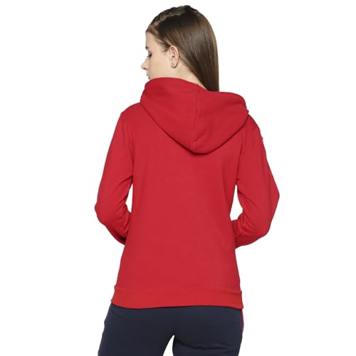 Image of Being Human Red Long Sleeve Women's Hoodie Clothing